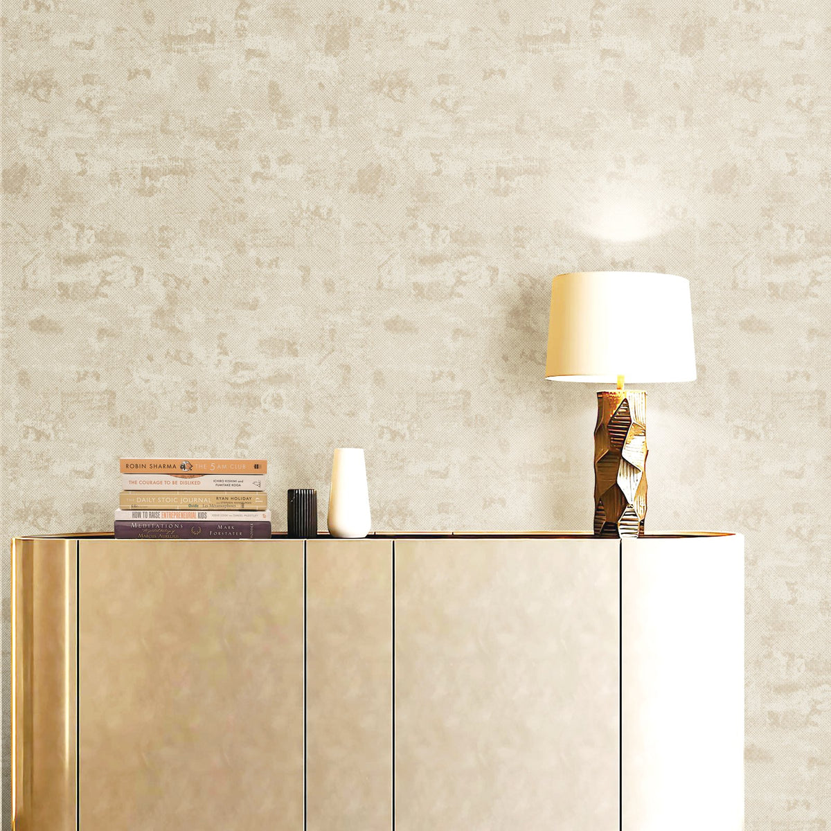 Crosshatch Wallpaper in Cream color - pattern number NT98059 - by Galerie in the New Touch collection
