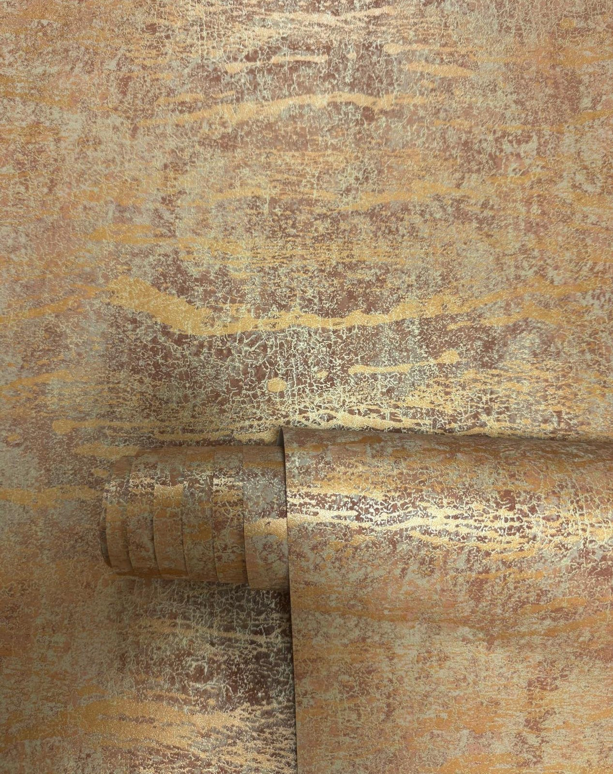 Ripple Wallpaper in Orange color - pattern number NT98066 - by Galerie in the New Touch collection