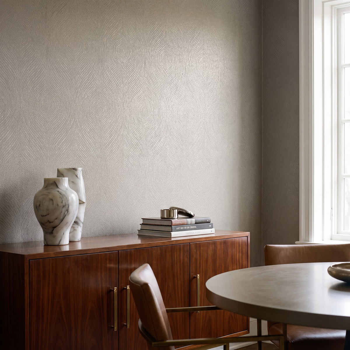 Contour Wallpaper in Beige color - pattern number NT98071 - by Galerie in the New Touch collection