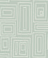 Rectangle Geo Peel and Stick wallpaper in aloe green color - pattern number NW56604 - by NextWall in the Peel and Stick Wallpaper by Nextwall collection