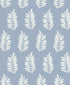 Pinnate Leaf Silhouette Peel and Stick wallpaper in blue mist color - pattern number NW57202 - by NextWall in the Peel and Stick Wallpaper by Nextwall collection
