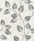 Leaf Silhouette Peel and Stick wallpaper in contrast color - pattern number NW57500 - by NextWall in the Peel and Stick Wallpaper by Nextwall collection