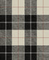 Altarinda Plaid Peel and Stick wallpaper in blacksmith and red color - pattern number NW58100 - by NextWall in the Peel and Stick Wallpaper by Nextwall collection