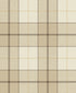 Altarinda Plaid Peel and Stick wallpaper in latte color - pattern number NW58105 - by NextWall in the Peel and Stick Wallpaper by Nextwall collection