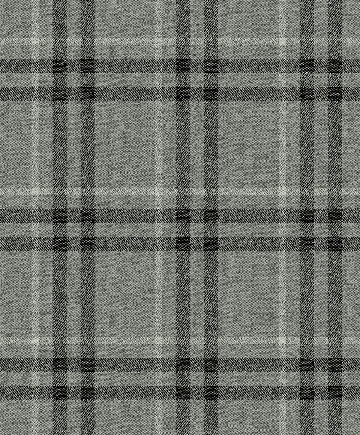 Calverlay Plaid Peel and Stick wallpaper in stoneware color - pattern number NW58200 - by NextWall in the Peel and Stick Wallpaper by Nextwall collection