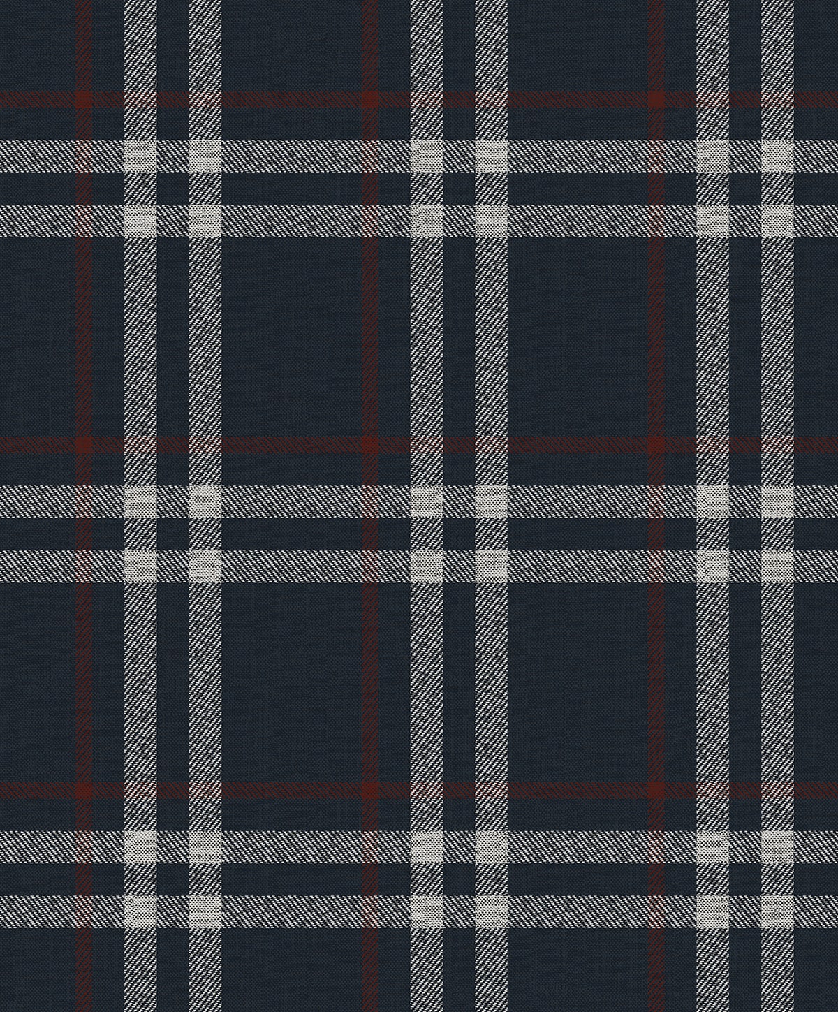Calverlay Plaid Peel and Stick wallpaper in blue and red color - pattern number NW58212 - by NextWall in the Peel and Stick Wallpaper by Nextwall collection