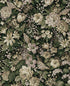 Vintage Bird Garden Peel and Stick wallpaper in green and mauve color - pattern number NW58504 - by NextWall in the Peel and Stick Wallpaper by Nextwall collection