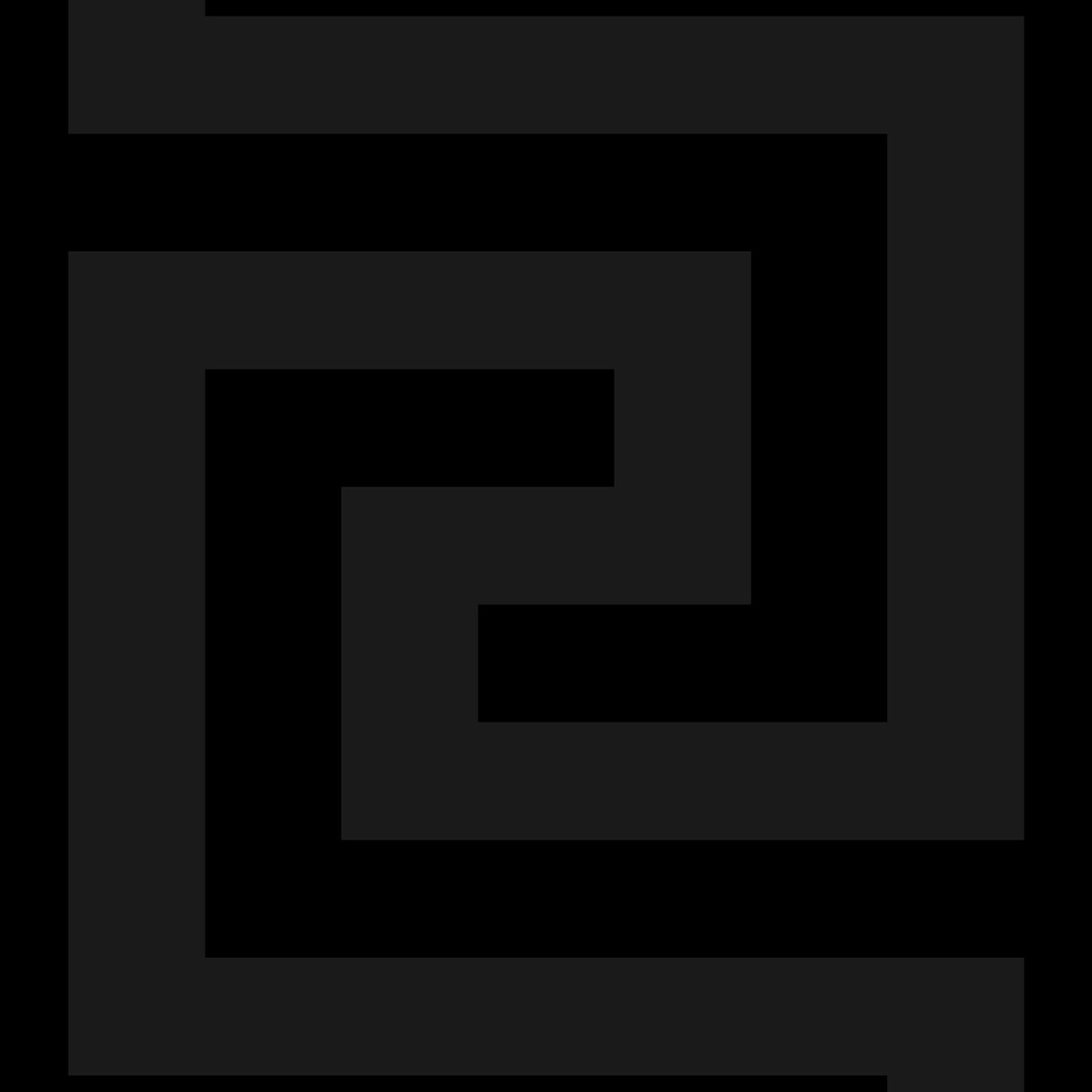 Geometric Maze Peel and Stick fabric in onyx color - pattern number NW59400 - by NextWall in the Peel and Stick Wallpaper by Nextwall collection