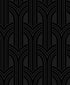 Geometric Arches Peel and Stick wallpaper in onyx color - pattern number NW59500 - by NextWall in the Peel and Stick Wallpaper by Nextwall collection