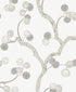 Woodland Whimsy Peel and Stick wallpaper in snowbound color - pattern number NW59800 - by NextWall in the Peel and Stick Wallpaper by Nextwall collection