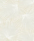 Palmate Leaf Frond Peel and Stick wallpaper in pearl color - pattern number NW60100 - by NextWall in the Peel and Stick Wallpaper by Nextwall collection