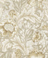 Acanthus Garden Floral Peel and Stick wallpaper in latte color - pattern number NW60507 - by NextWall in the Peel and Stick Wallpaper by Nextwall collection