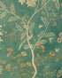 Beaujeu 3 Panel Mural in Teal color - pattern number P2016106.354.0 - by Lee Jofa in the Arley collection