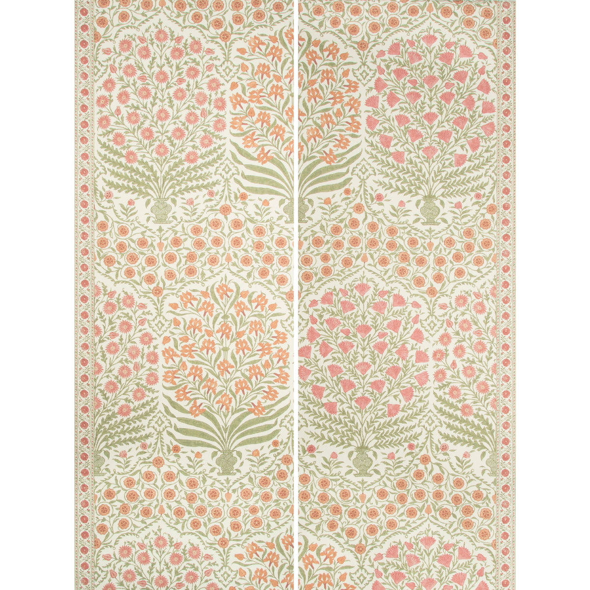 Sameera 2 Panel Mural in Spice/Berry color - pattern number P2017100.924.0 - by Lee Jofa in the Oscar De La Renta collection