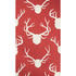 Antlers Wallpaper in Red color - pattern number P2017102.19.0 - by Lee Jofa in the Lodge II collection