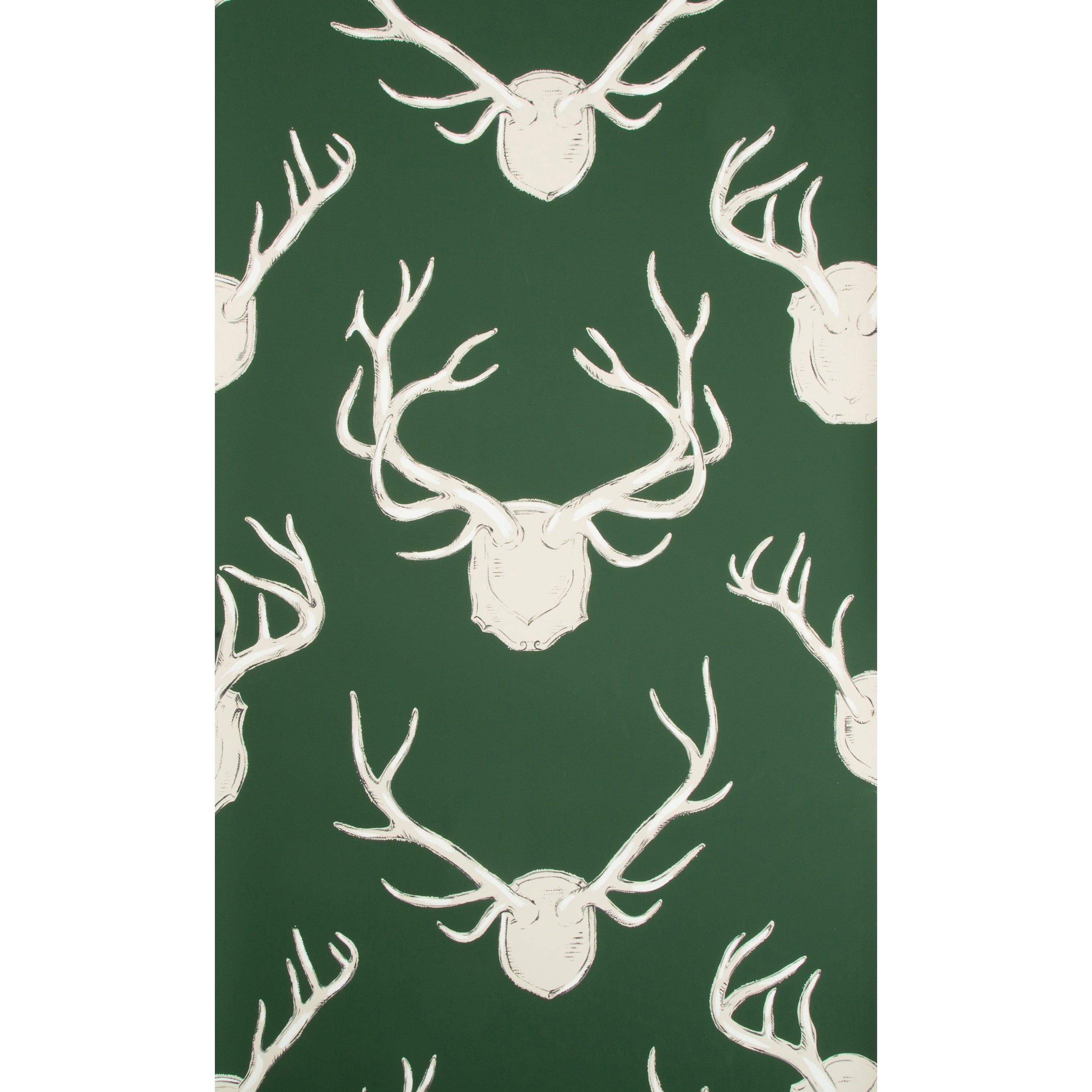 Antlers Wallpaper in Hunter color - pattern number P2017102.3.0 - by Lee Jofa in the Lodge II collection