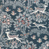 Mille Fleur Wallpaper in Denim color - pattern number P2017104.519.0 - by Lee Jofa in the Lee Jofa 200 collection
