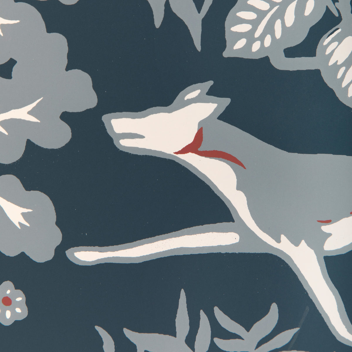 Mille Fleur Wallpaper in Denim color - pattern number P2017104.519.0 - by Lee Jofa in the Lee Jofa 200 collection