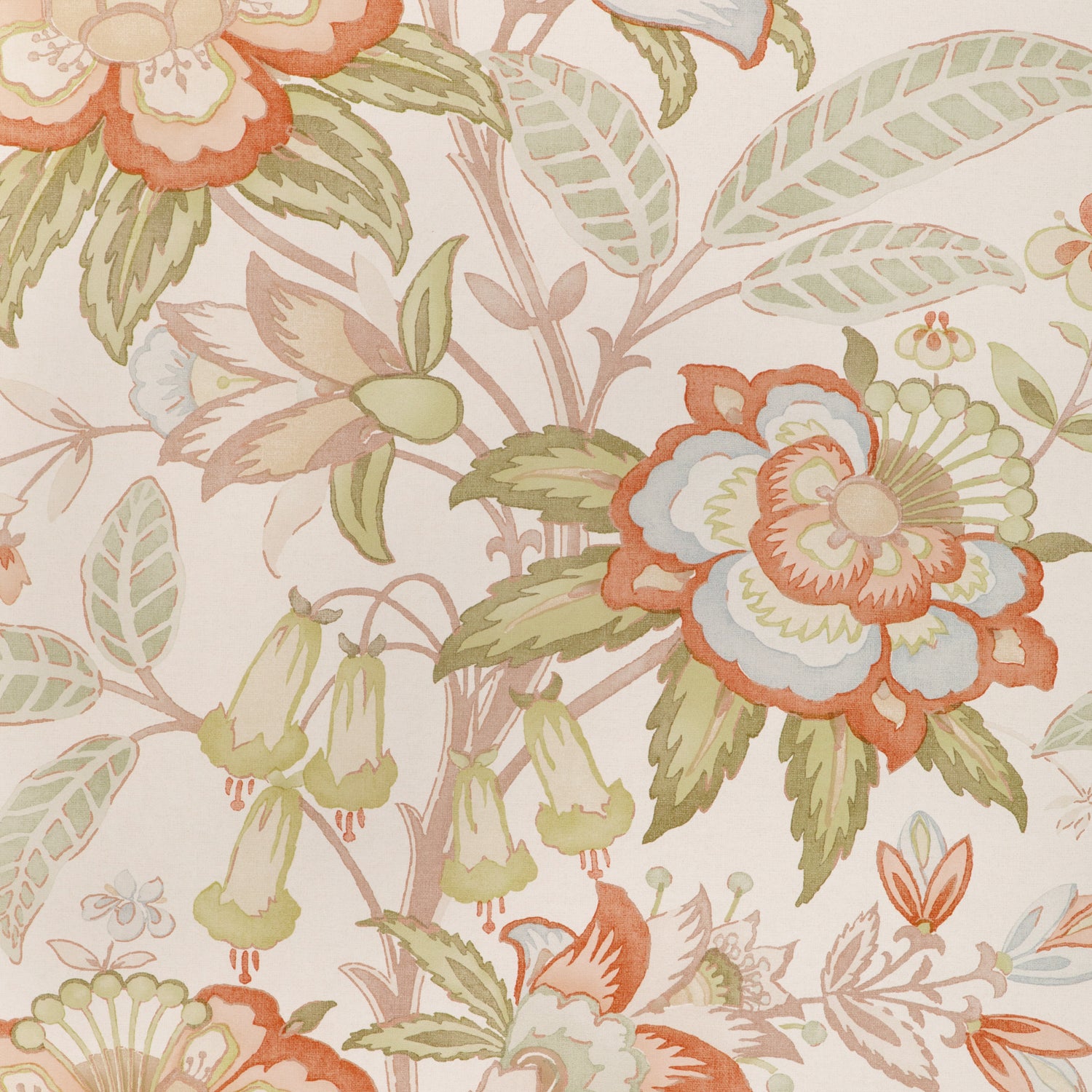 Davenport Paper Wallpaper in coral color - pattern number P2018103.312.0 - by Lee Jofa in the Garden Walk collection