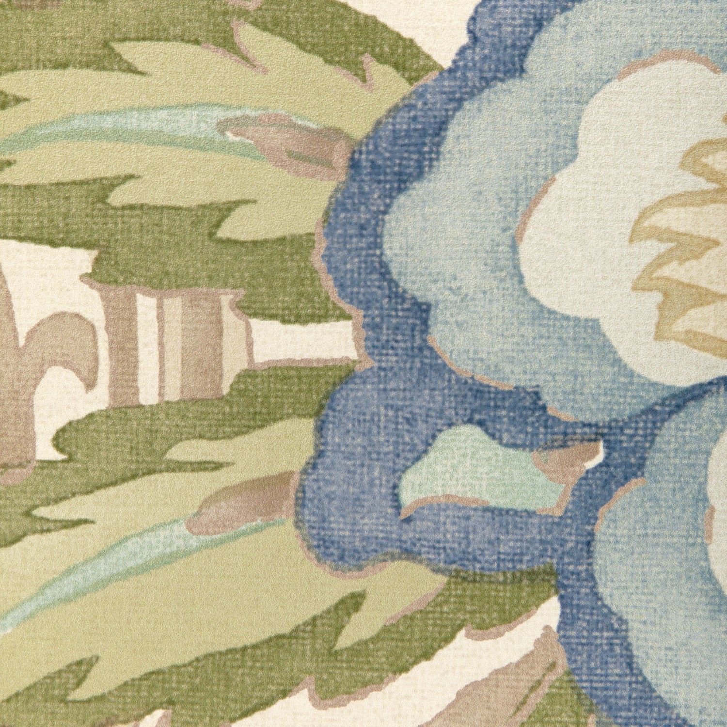 Davenport Paper Wallpaper in pacific color - pattern number P2018103.530.0 - by Lee Jofa in the Garden Walk collection