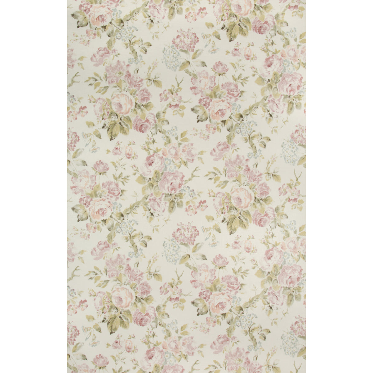 Garden Roses Wallpaper in Lilac/Moss color - pattern number P2018106.103.0 - by Lee Jofa in the Suzanne Rheinstein III collection