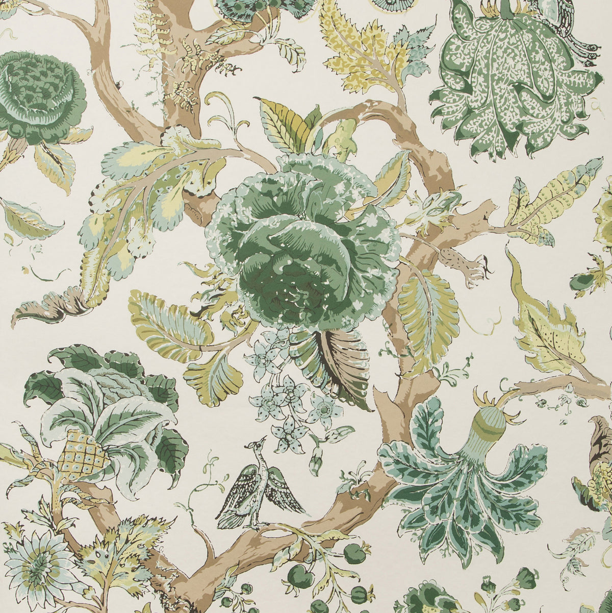 Adlington Wallpaper in Green color - pattern number P2019102.13.0 - by Lee Jofa in the Manor House collection