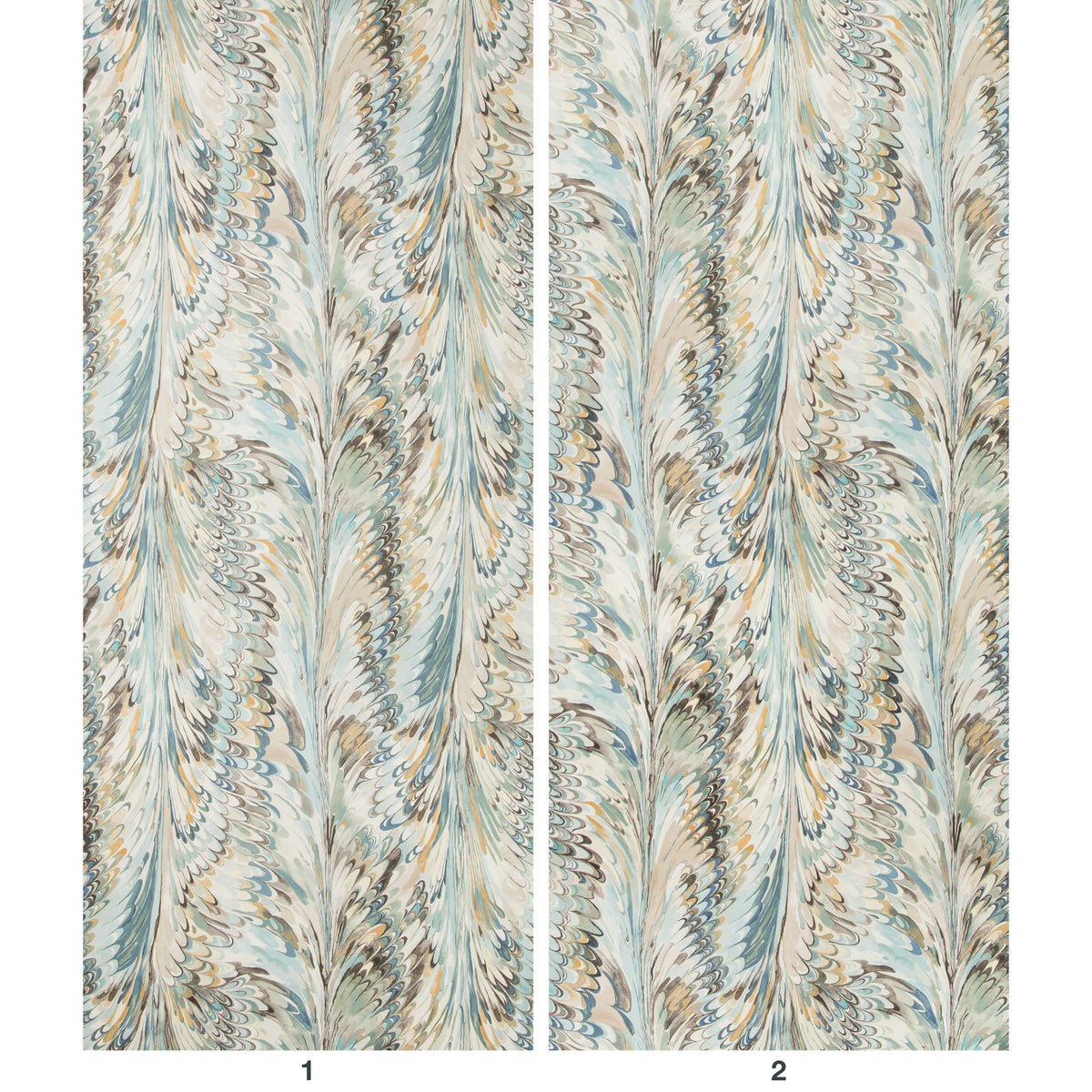 Taplow 2 Panel Mural in Sea Mist color - pattern number P2019103.135.0 - by Lee Jofa in the Manor House collection