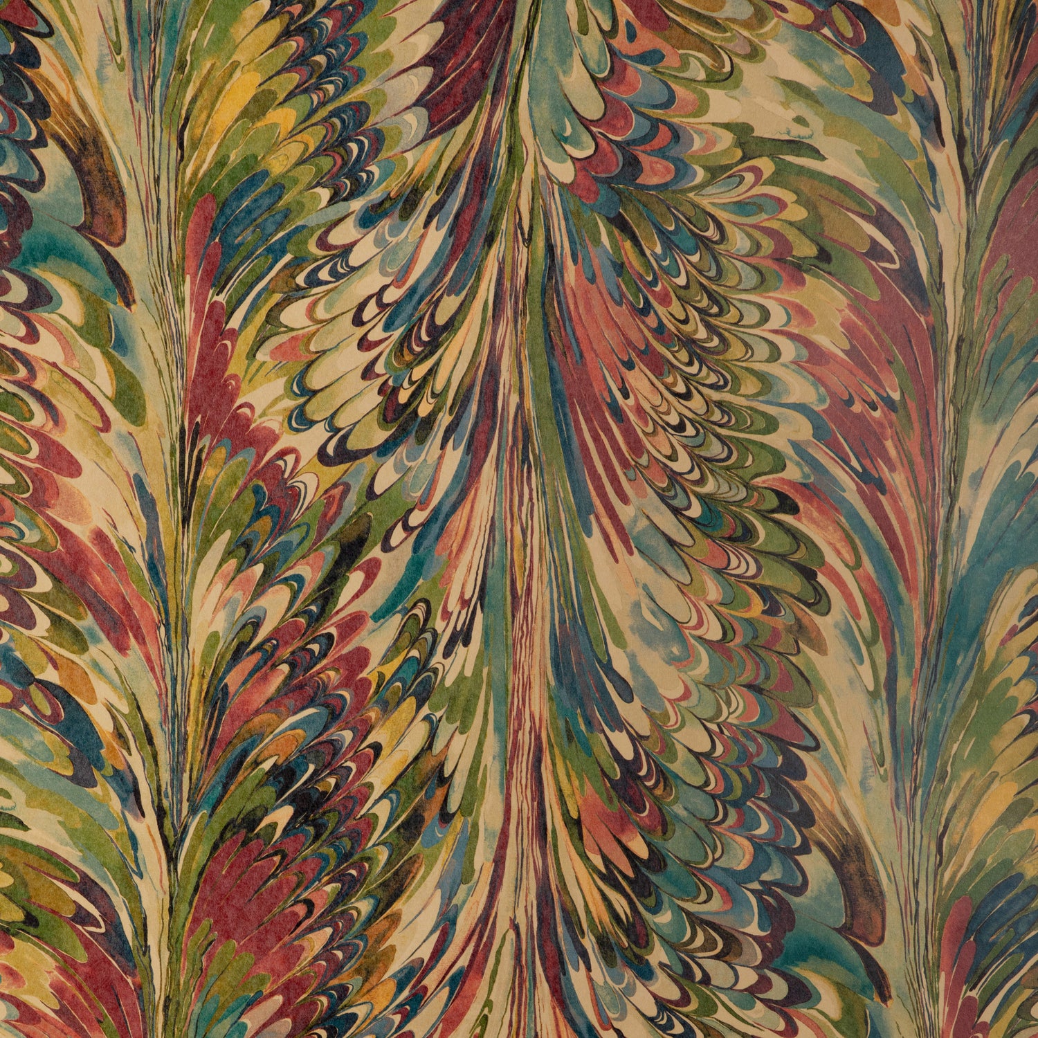 Taplow 2 Panel Mural in Berry/Moss color - pattern number P2019103.319.0 - by Lee Jofa in the Barwick collection