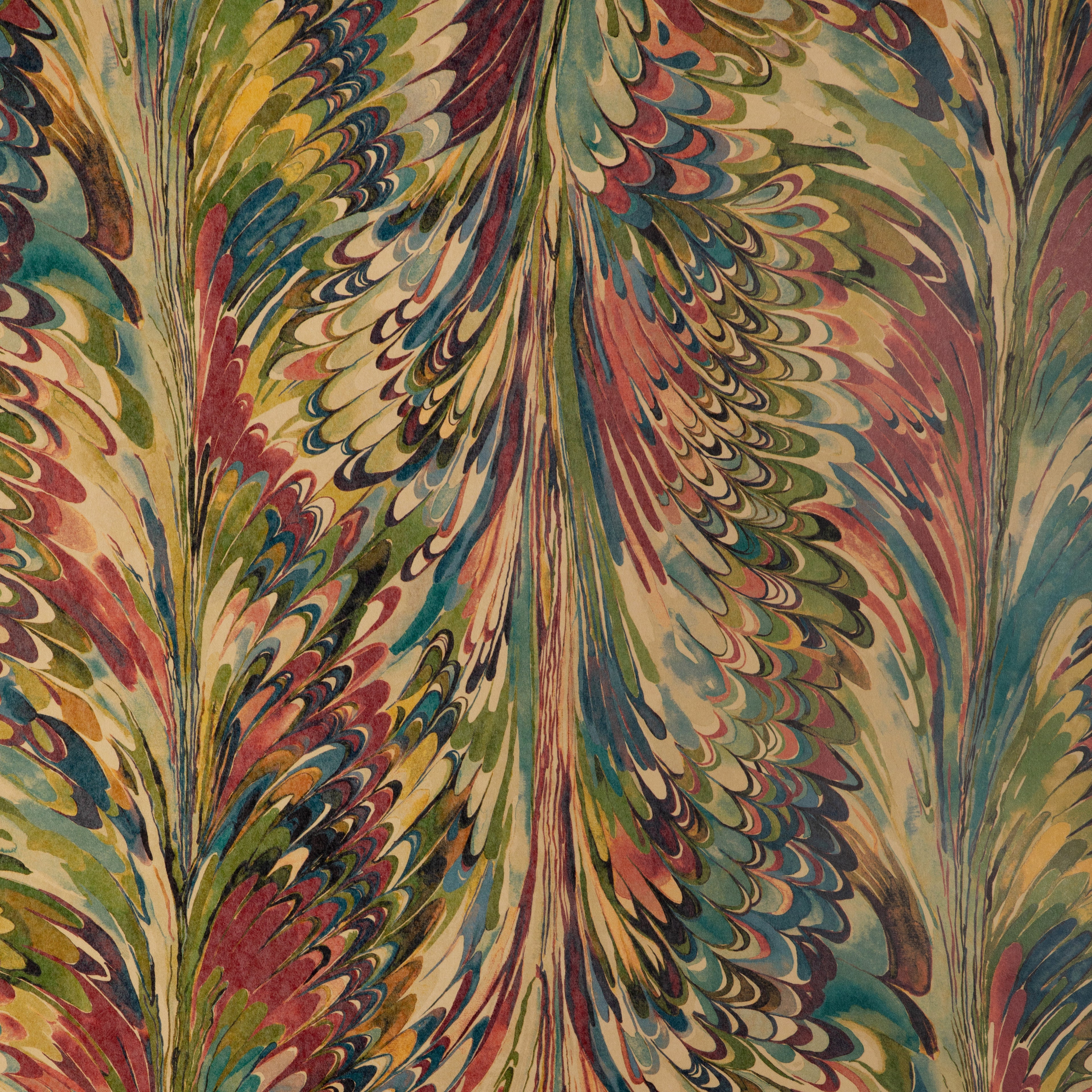 Taplow 2 Panel Mural in Berry/Moss color - pattern number P2019103.319.0 - by Lee Jofa in the Barwick collection