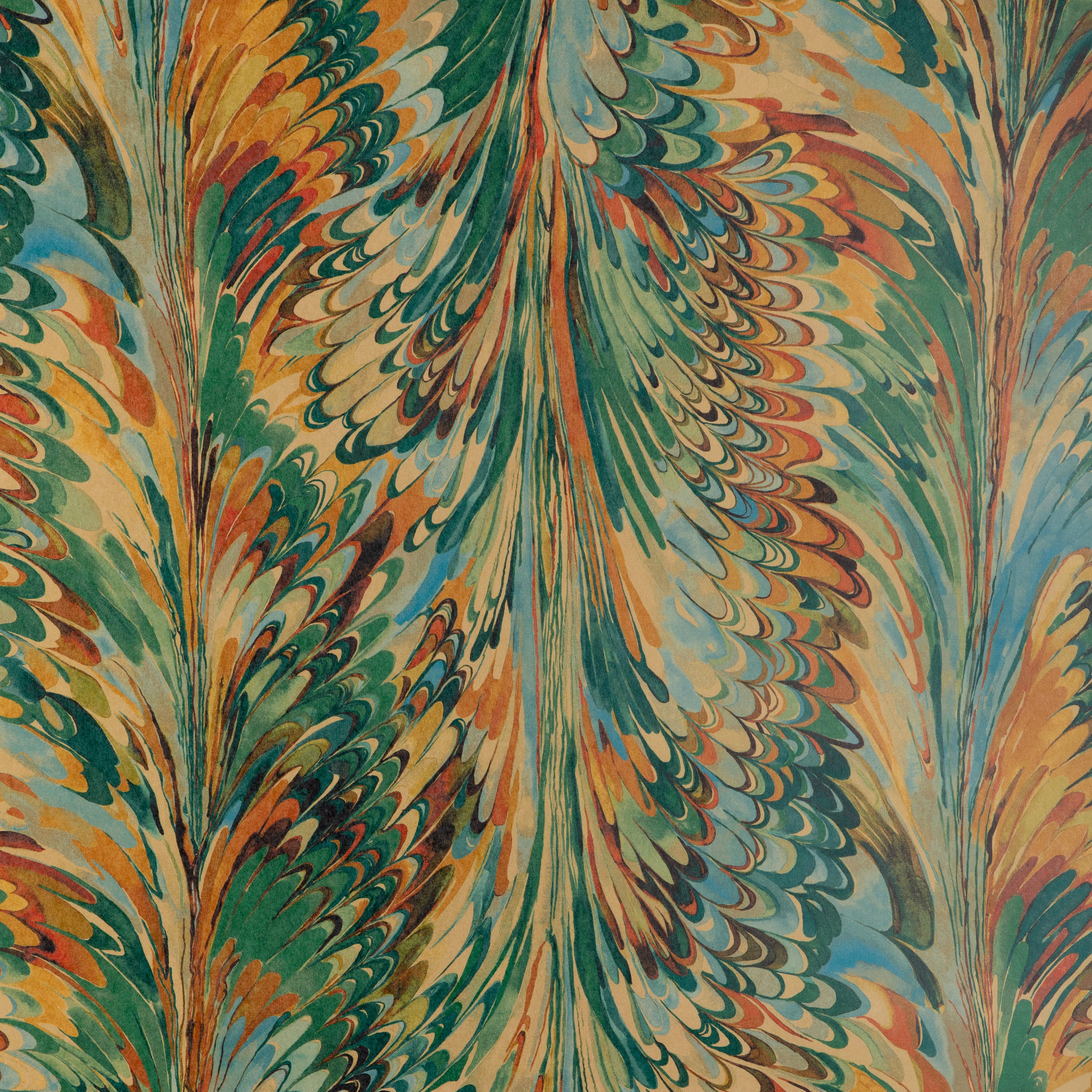 Taplow 2 Panel Mural in Teal/Bronze color - pattern number P2019103.354.0 - by Lee Jofa in the Barwick collection