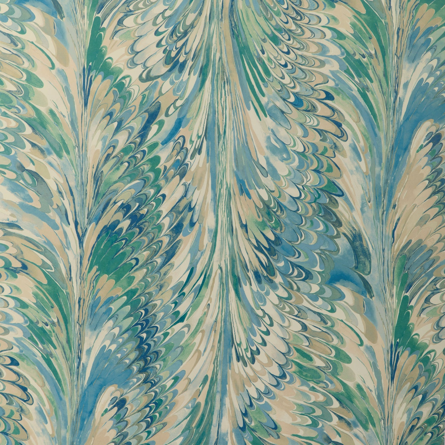 Taplow Paper 2 Panel Mural in marine/sand color - pattern number P2019103.516.0 - by Lee Jofa in the Garden Walk collection