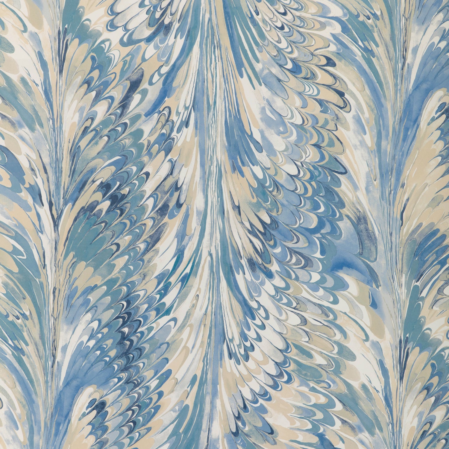 Taplow Paper 2 Panel Mural in capri/sky color - pattern number P2019103.55.0 - by Lee Jofa in the Garden Walk collection