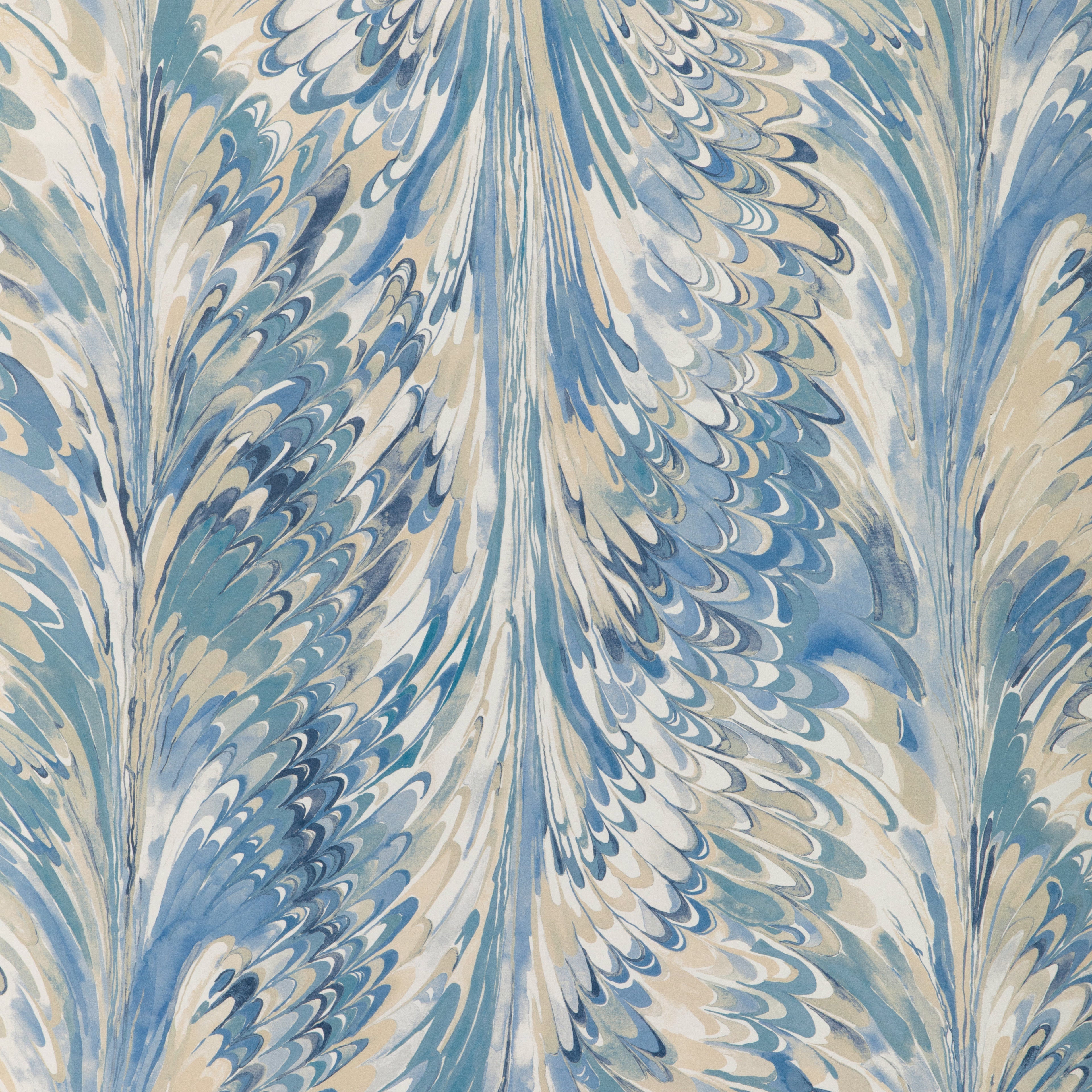 Taplow Paper 2 Panel Mural in capri/sky color - pattern number P2019103.55.0 - by Lee Jofa in the Garden Walk collection