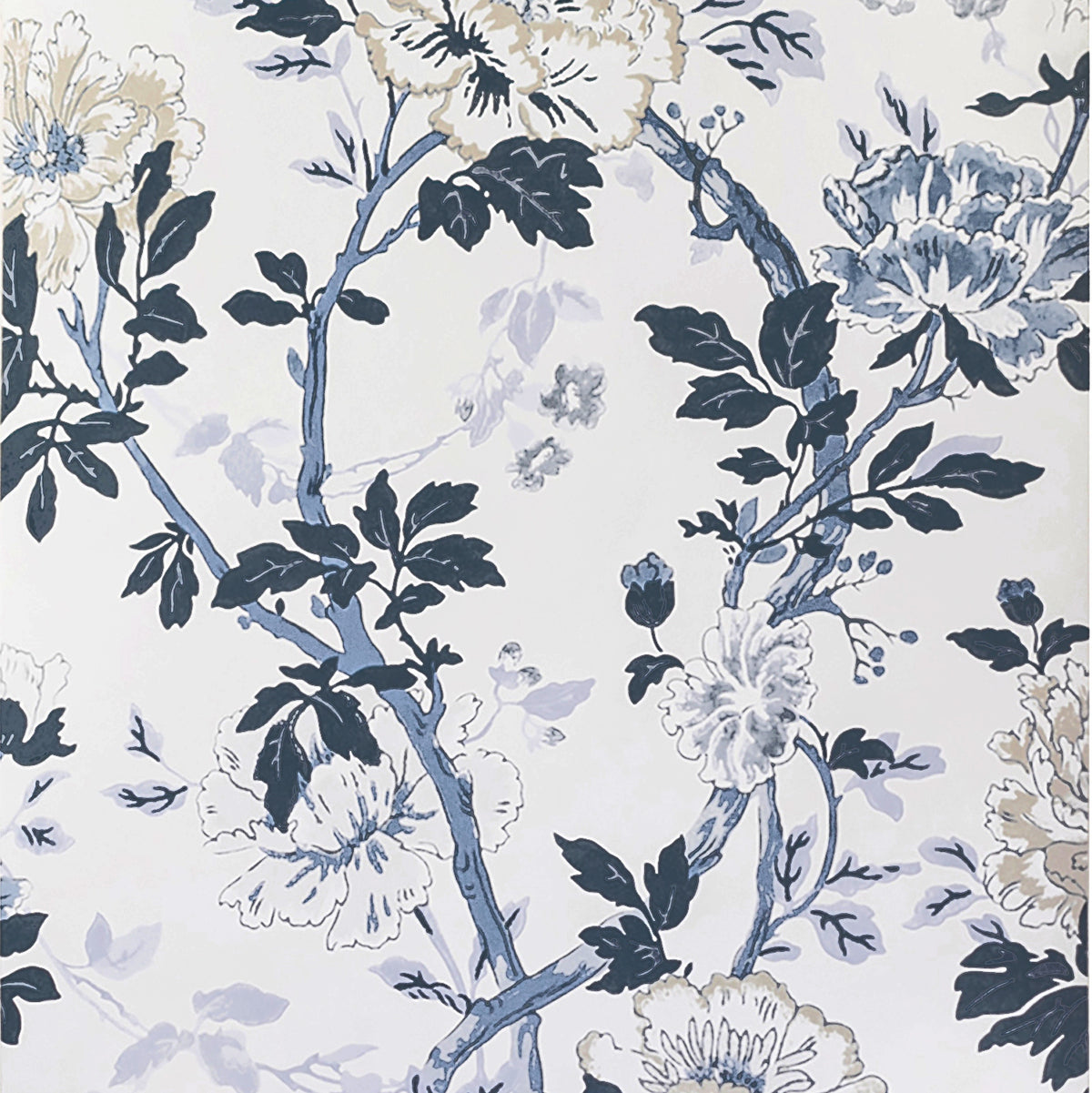 Inisfree Wallpaper in Denim color - pattern number P2019104.505.0 - by Lee Jofa in the Carrier and Company collection