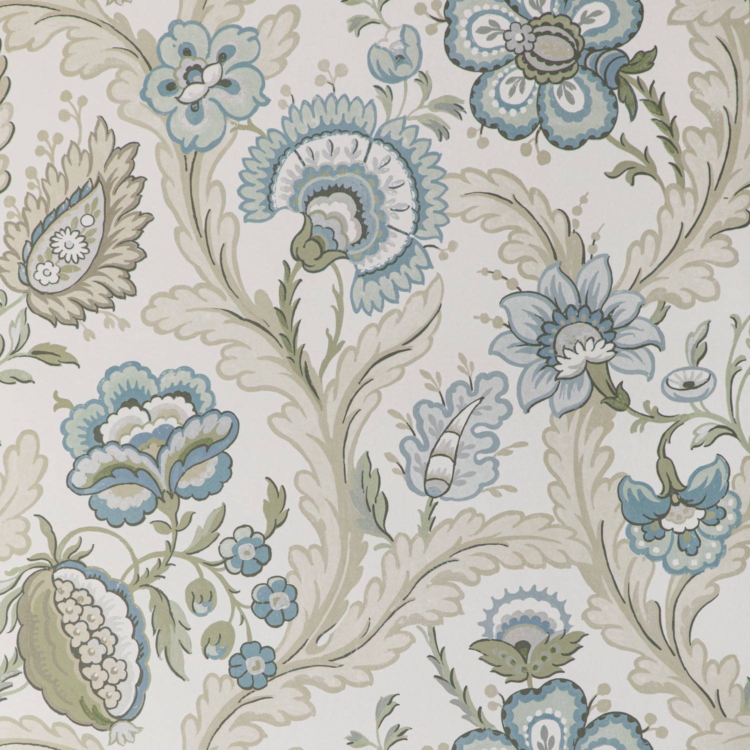 Wimberly Wallpaper in Aqua/Sage color - pattern number P2020101.1323.0 - by Lee Jofa in the Avondale collection