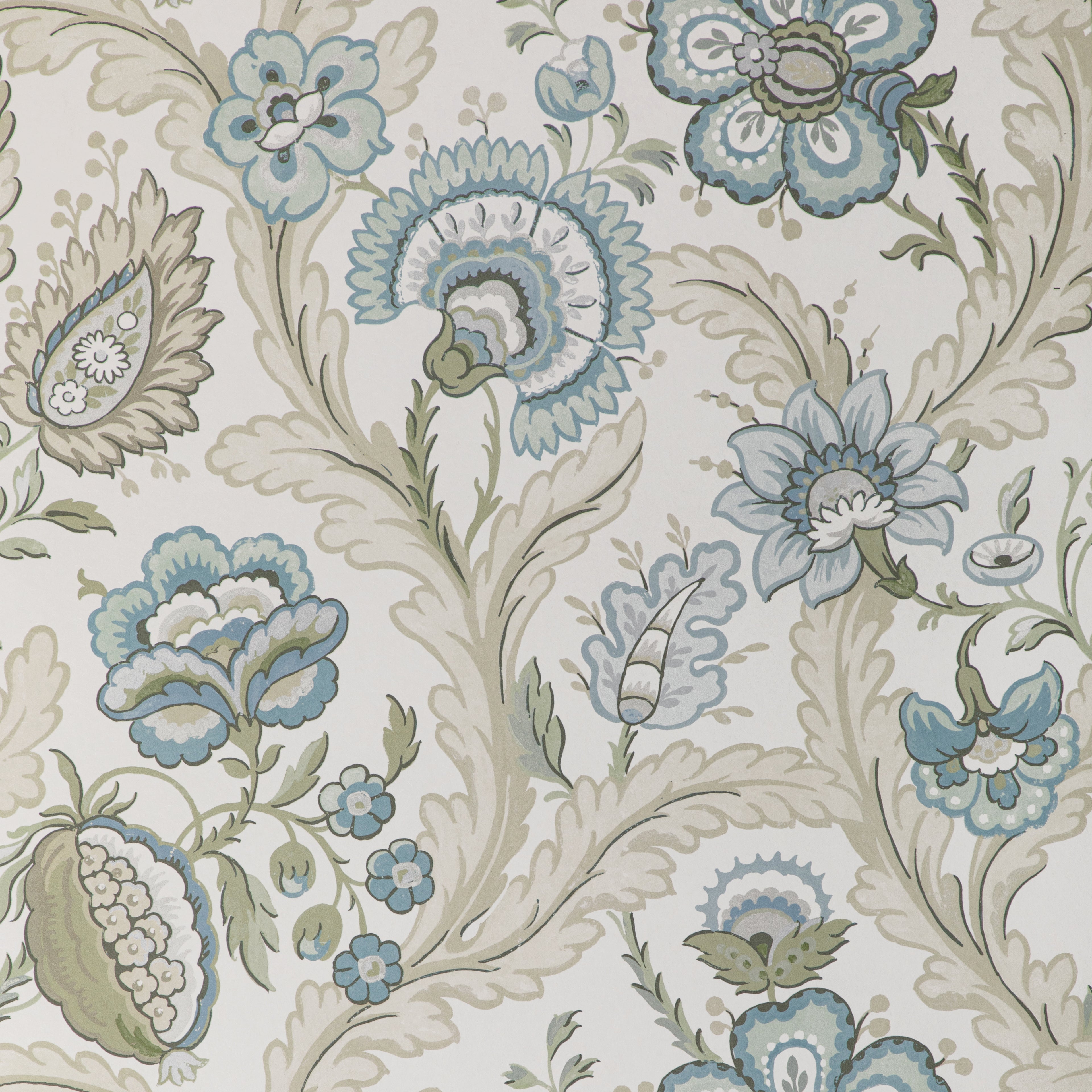 Wimberly Wallpaper in Aqua/Sage color - pattern number P2020101.1323.0 - by Lee Jofa in the Avondale collection