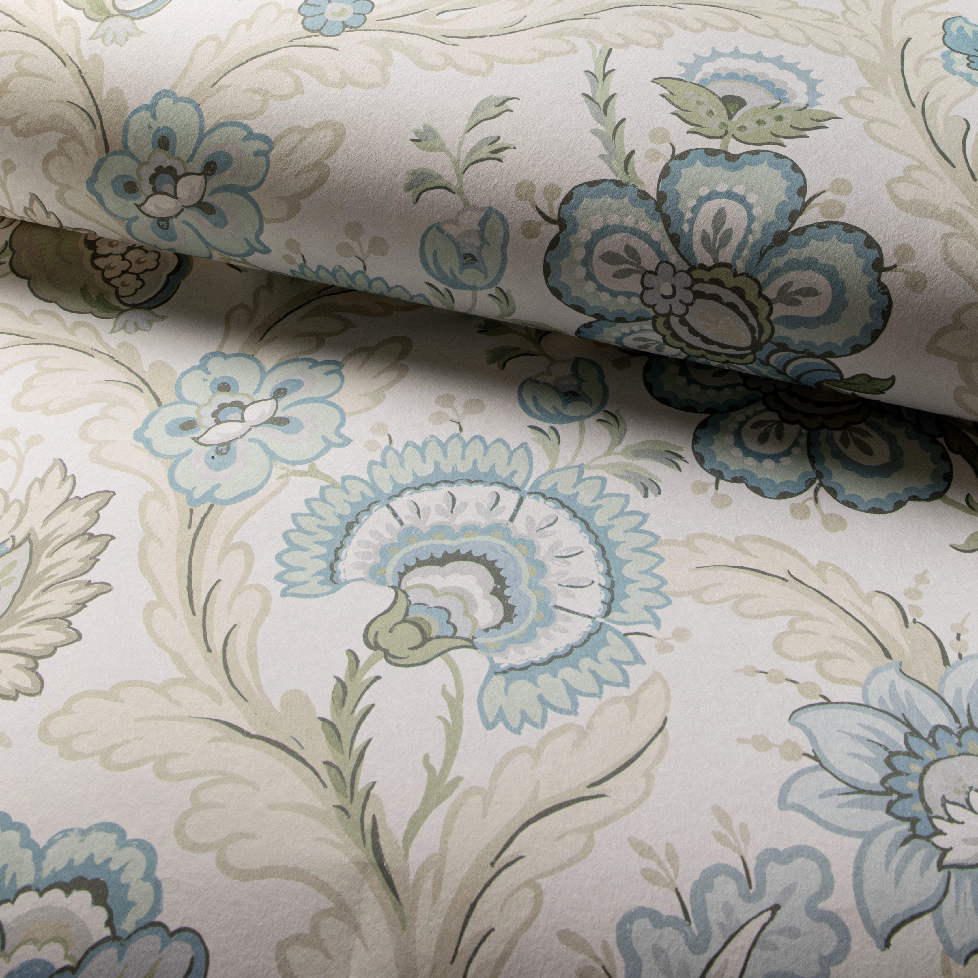 Wimberly Wallpaper in Aqua/Sage color - pattern number P2020101.1323.0 - by Lee Jofa in the Avondale collection