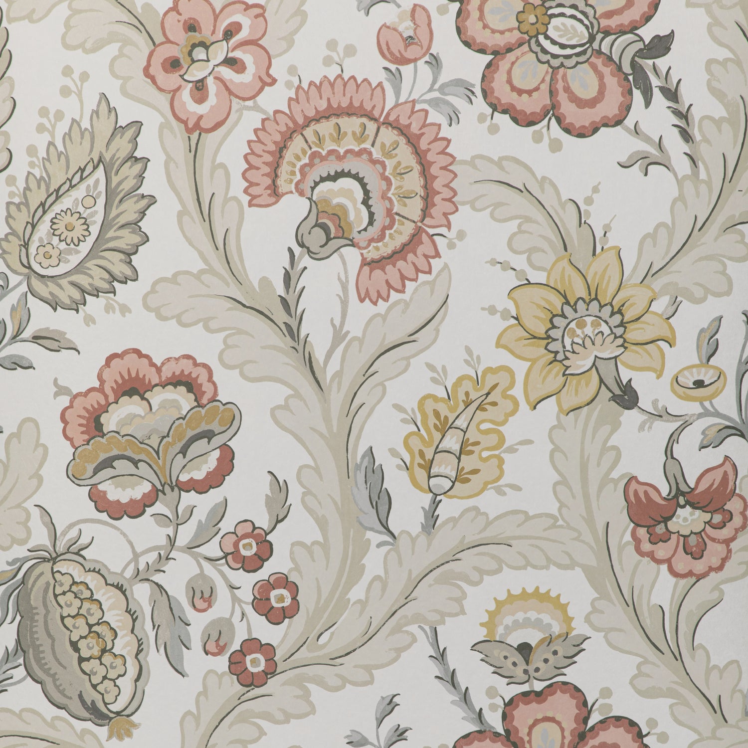 Wimberly Wallpaper in Blush/Stone color - pattern number P2020101.711.0 - by Lee Jofa in the Avondale collection