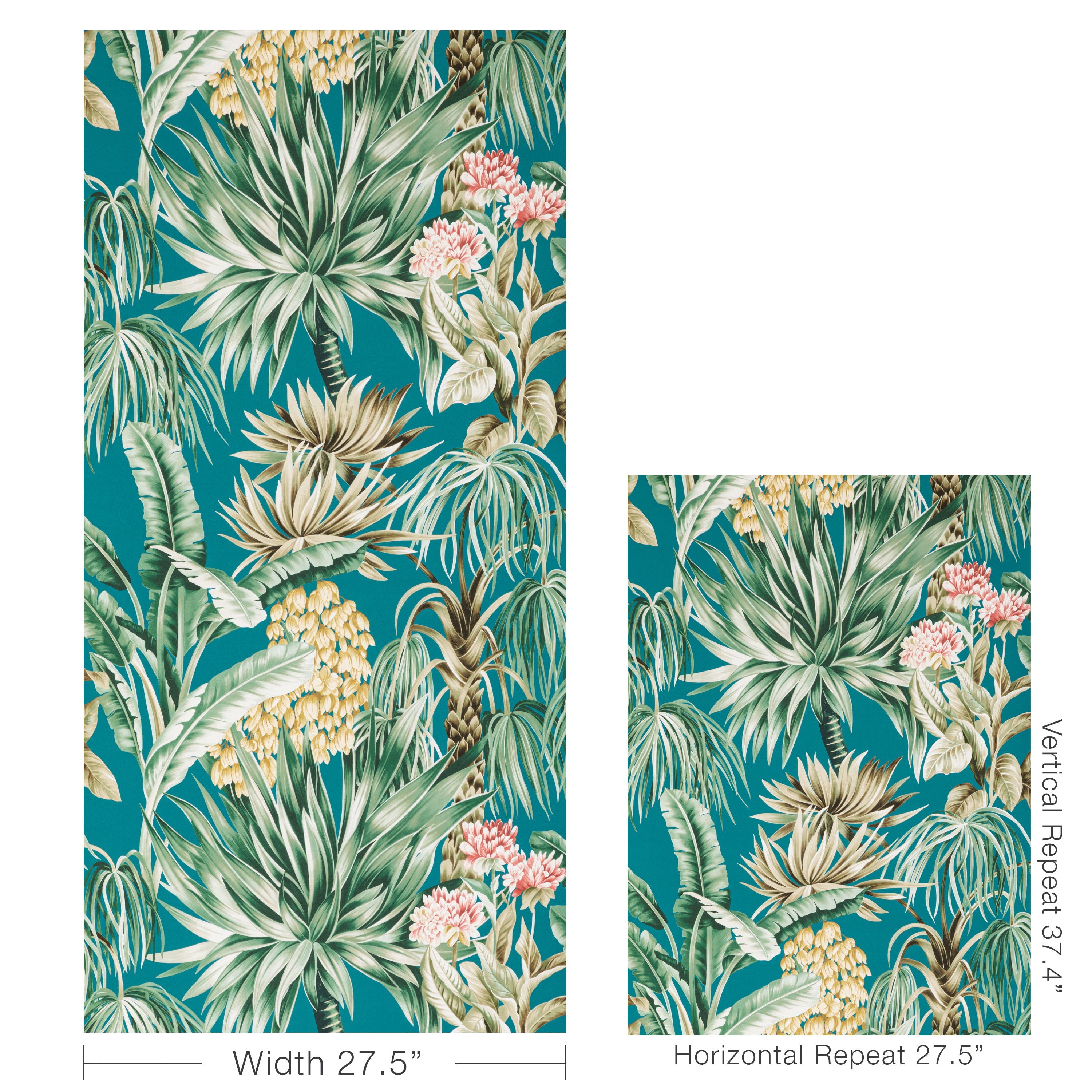 Caluya Wallpaper in Lagoon color - pattern number P2020104.3519.0 - by Lee Jofa in the Mindoro collection