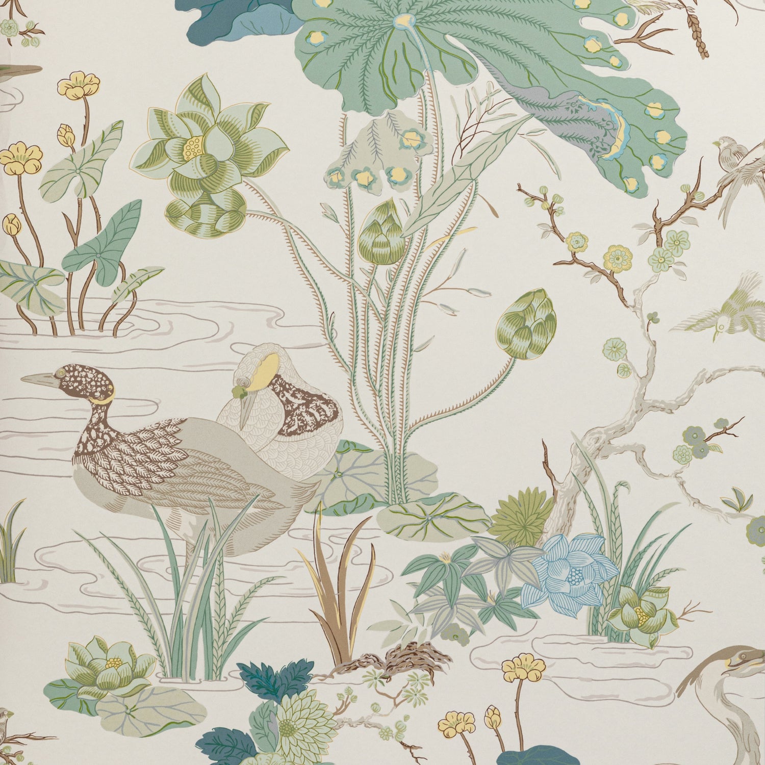 Luzon Wallpaper in Jade color - pattern number P2020105.1323.0 - by Lee Jofa in the Mindoro collection