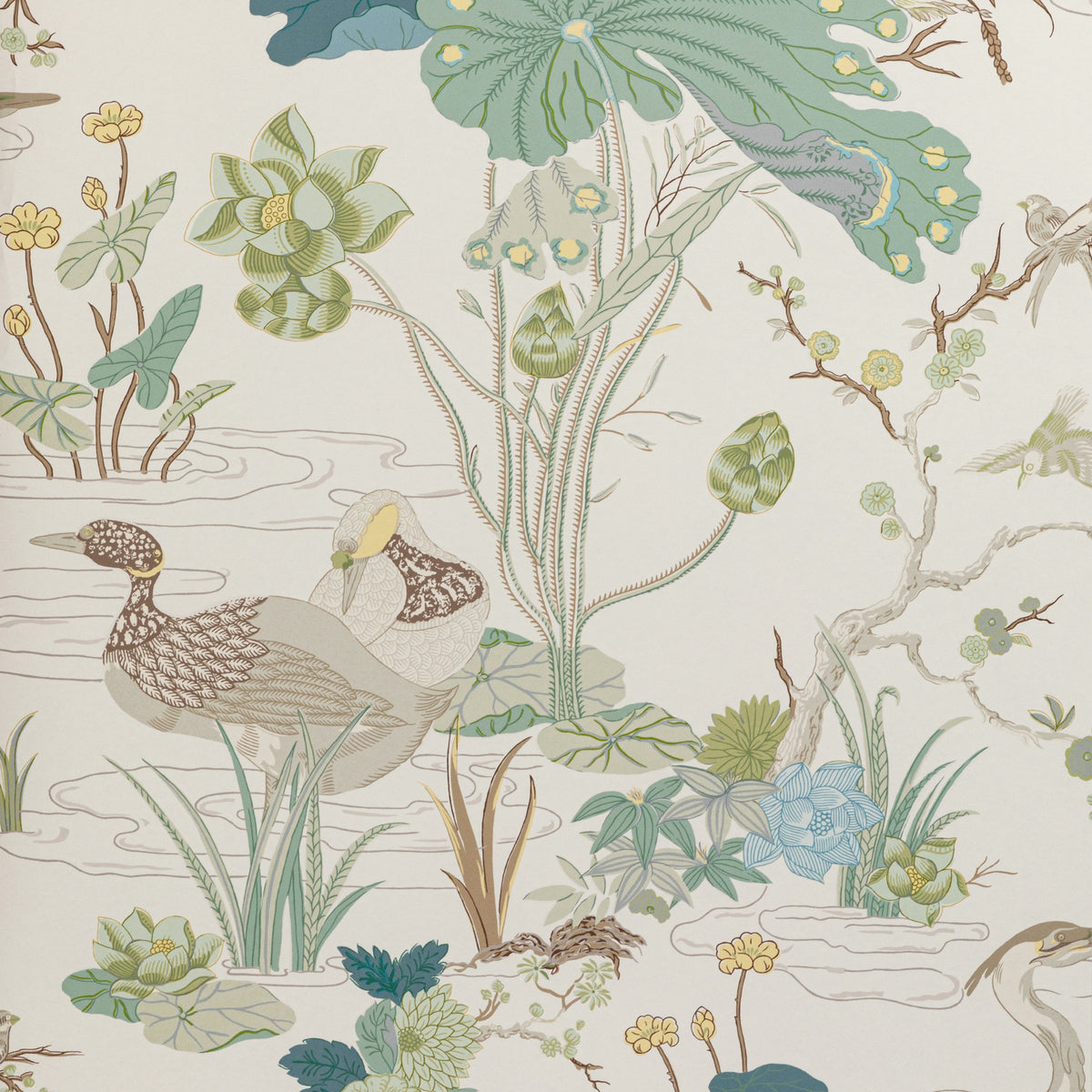 Luzon Wallpaper in Jade color - pattern number P2020105.1323.0 - by Lee Jofa in the Mindoro collection