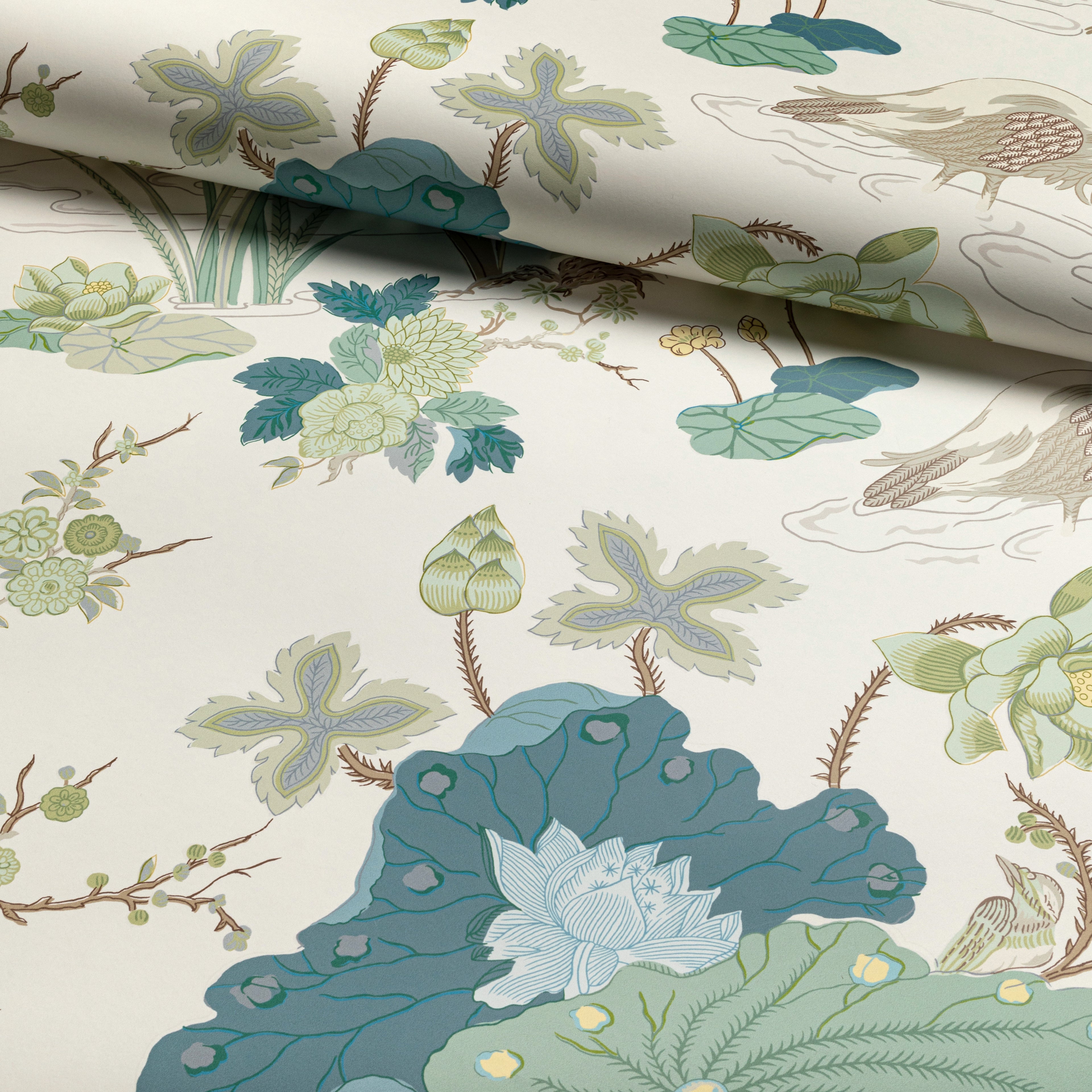 Luzon Wallpaper in Jade color - pattern number P2020105.1323.0 - by Lee Jofa in the Mindoro collection