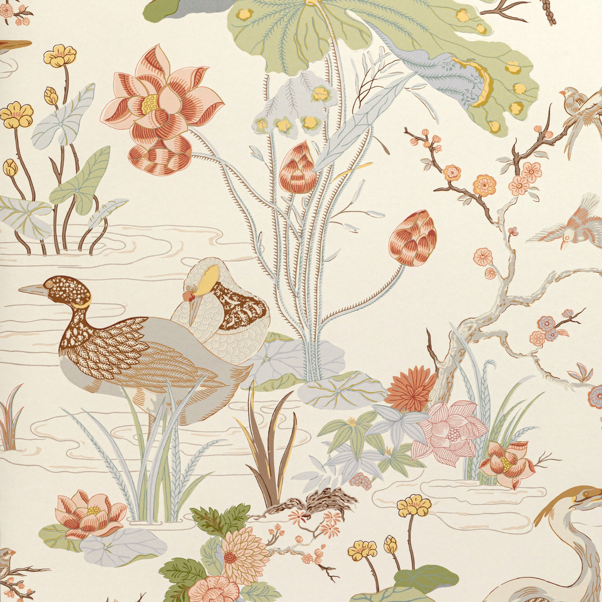 Luzon Wallpaper in Apricot color - pattern number P2020105.223.0 - by Lee Jofa in the Mindoro collection