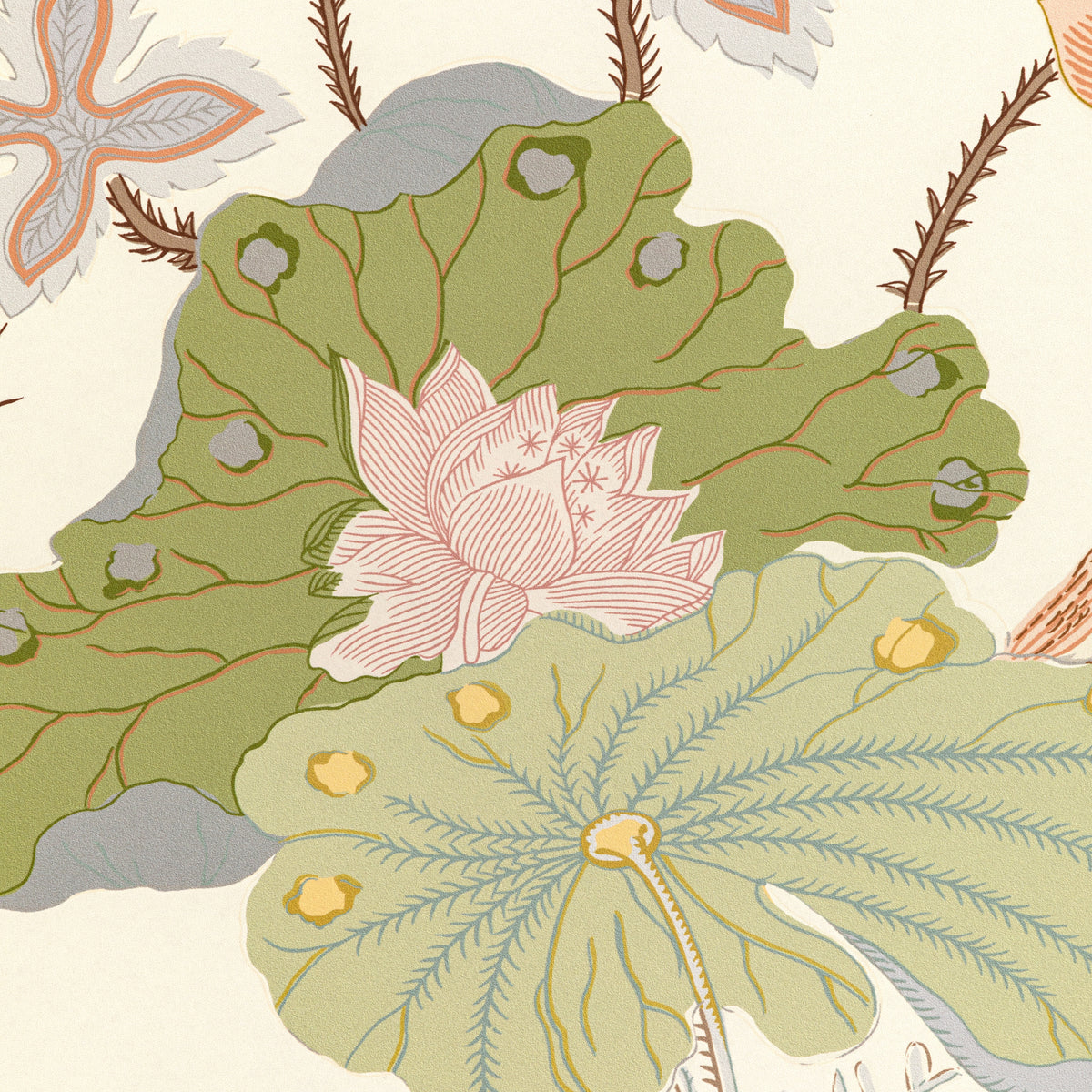 Luzon Wallpaper in Apricot color - pattern number P2020105.223.0 - by Lee Jofa in the Mindoro collection