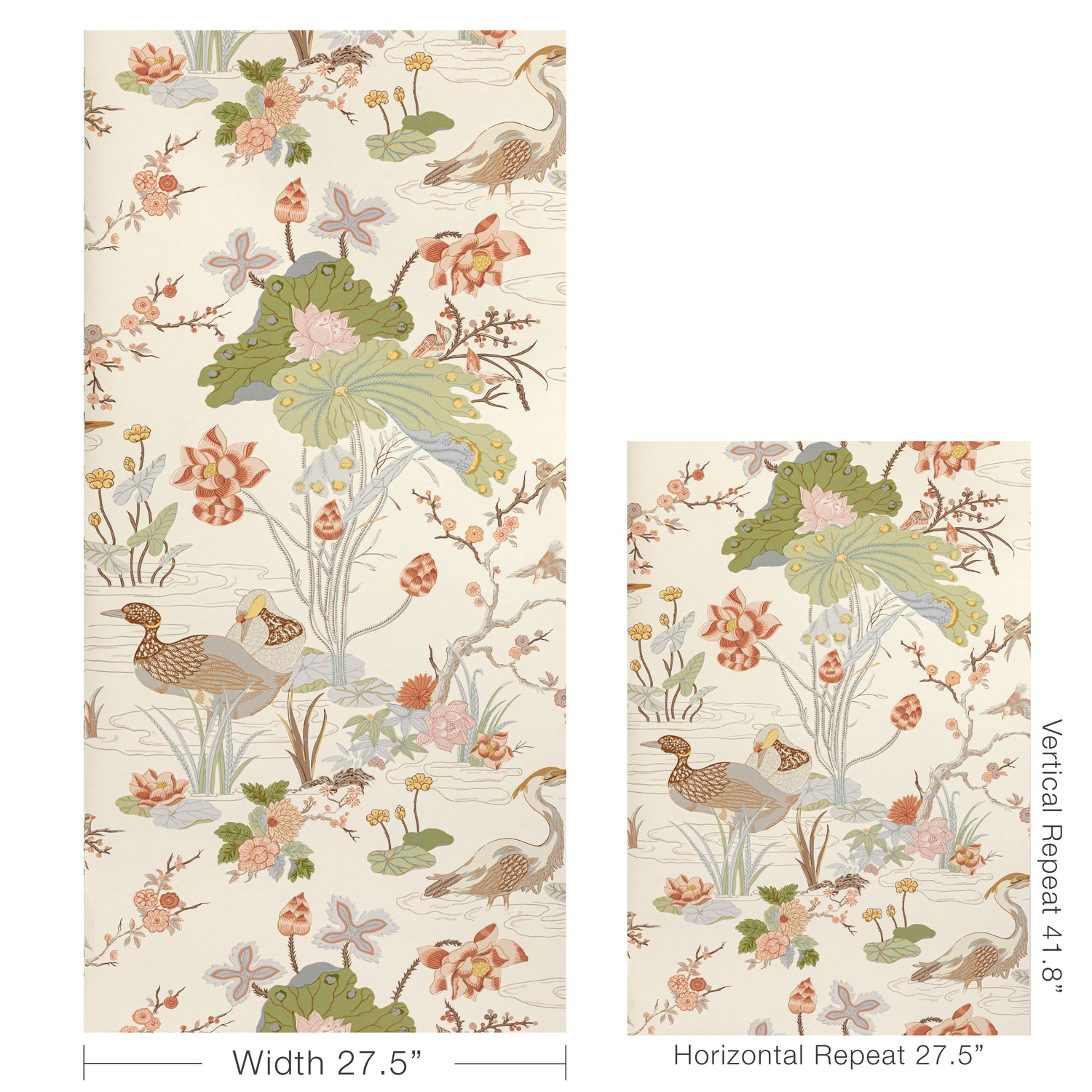 Luzon Wallpaper in Apricot color - pattern number P2020105.223.0 - by Lee Jofa in the Mindoro collection