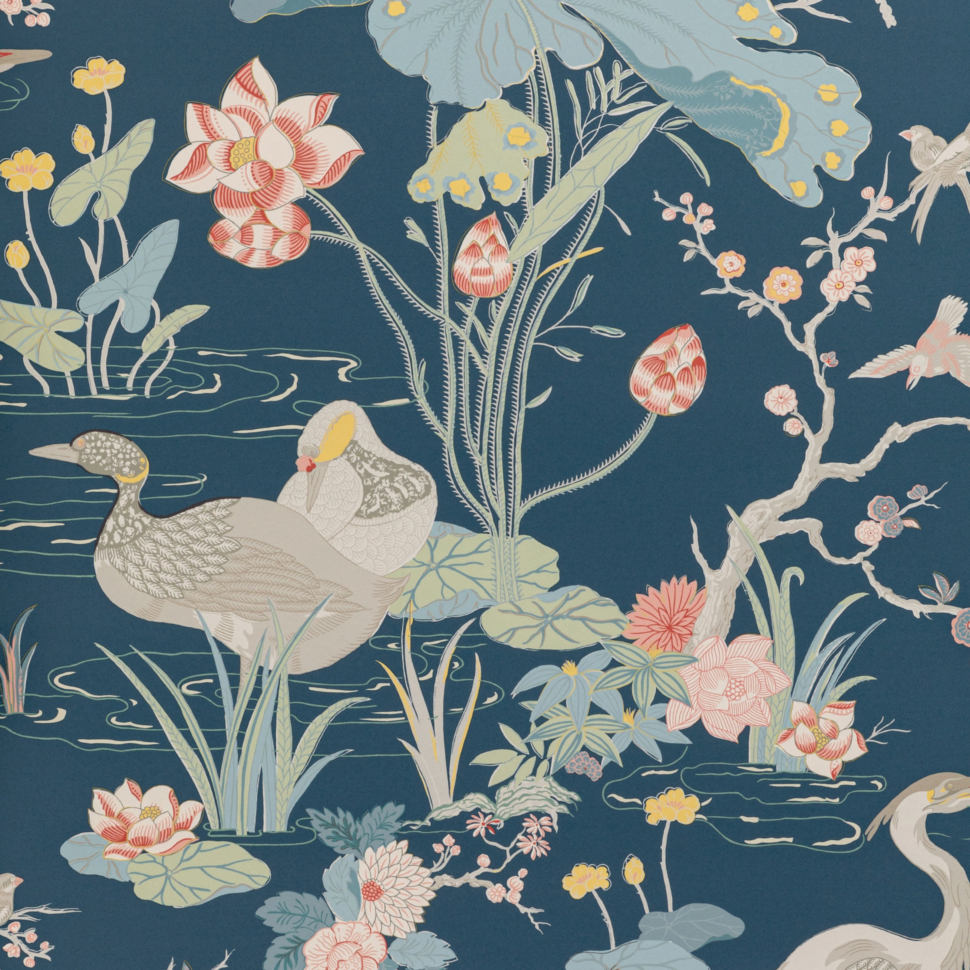 Luzon Wallpaper in Sapphire color - pattern number P2020105.507.0 - by Lee Jofa in the Mindoro collection