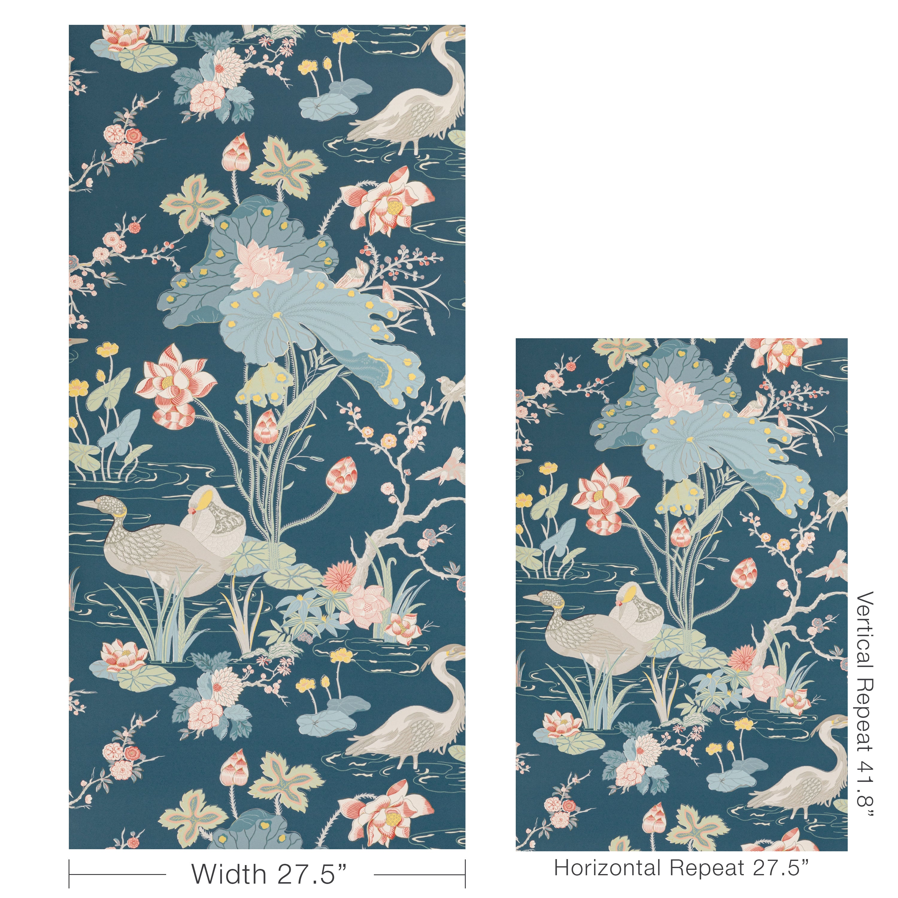 Luzon Wallpaper in Sapphire color - pattern number P2020105.507.0 - by Lee Jofa in the Mindoro collection