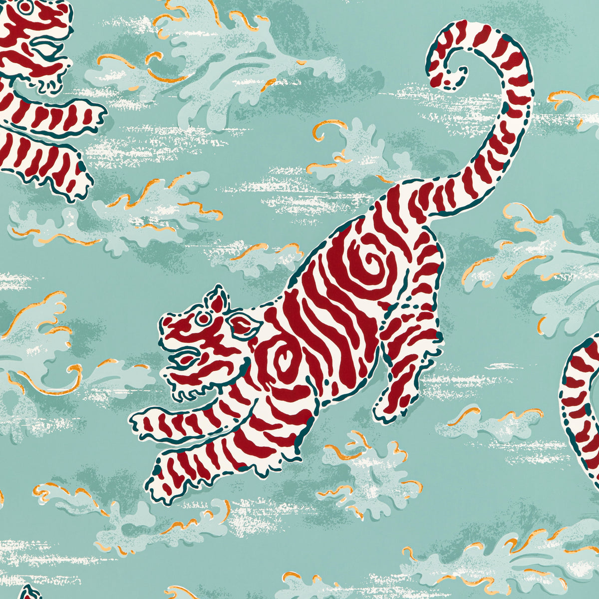 Bongol Wallpaper in Aqua color - pattern number P2020107.1394.0 - by Lee Jofa in the Mindoro collection