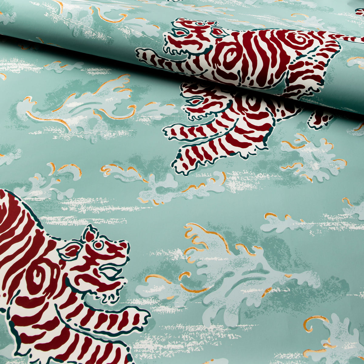Bongol Wallpaper in Aqua color - pattern number P2020107.1394.0 - by Lee Jofa in the Mindoro collection