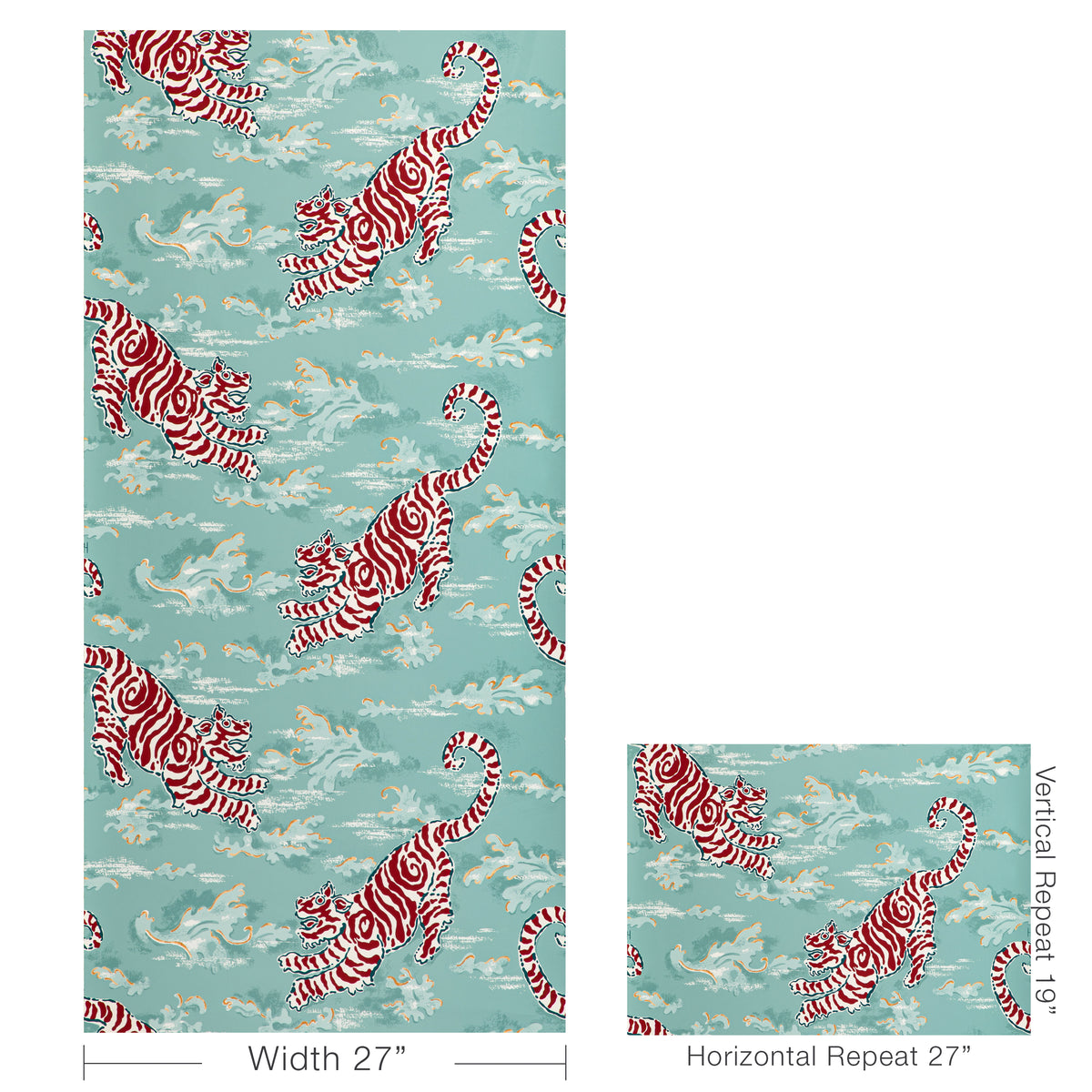 Bongol Wallpaper in Aqua color - pattern number P2020107.1394.0 - by Lee Jofa in the Mindoro collection